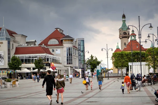 Sopot Güzel Mimarisi Polonya — Stok fotoğraf