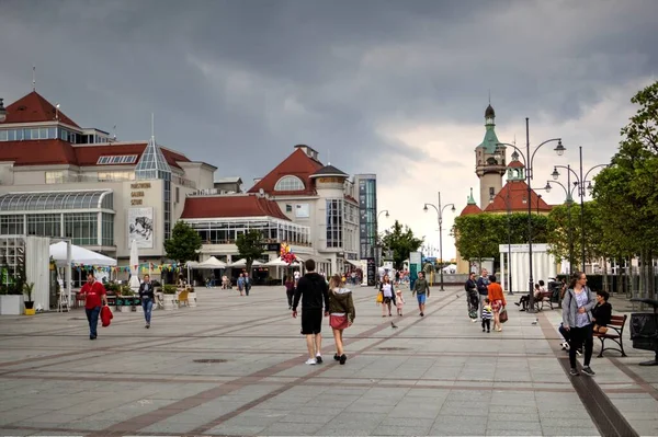 Sopot Güzel Mimarisi Polonya — Stok fotoğraf