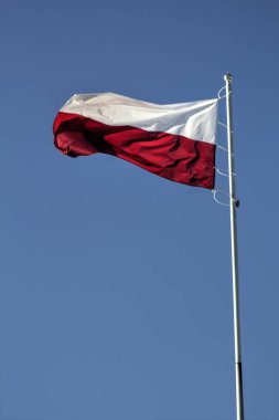 Polonya gökyüzünde bayrak sallıyor