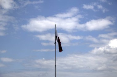 Polonya gökyüzünde bayrak sallıyor