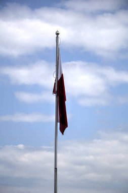 Polonya gökyüzünde bayrak sallıyor