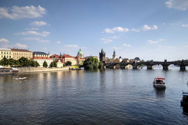 Karlsbrücke Prag Tschechien — Stockfoto