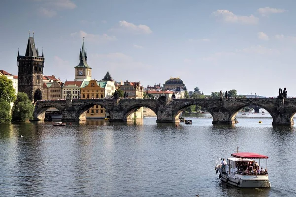 Charles Köprüsü Prag Çek Cumhuriyeti — Stok fotoğraf