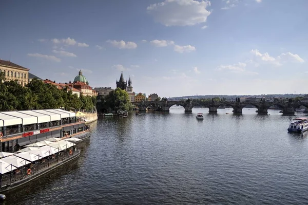 Most Karola Praga Czechy — Zdjęcie stockowe