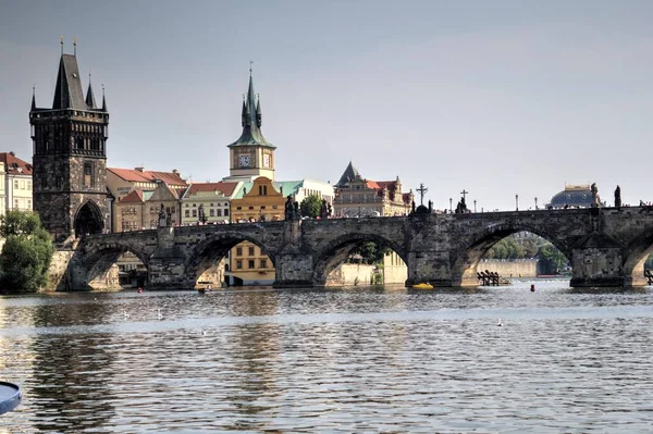 Ponte Carlo Praga Repubblica Ceca — Foto Stock