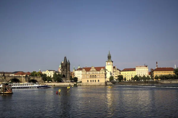 Charles Bridge Praga República Checa — Fotografia de Stock