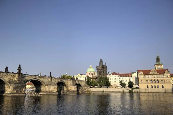Karlsbron Prag Tjeckien — Stockfoto