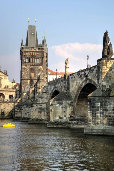 Charles Bridge Praga República Checa — Fotografia de Stock