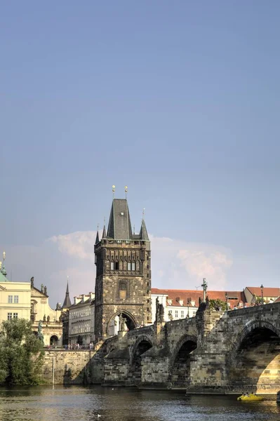 Most Karola Praga Czechy — Zdjęcie stockowe