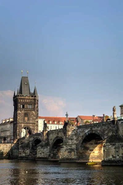 Charles Bridge Praga República Checa — Fotografia de Stock