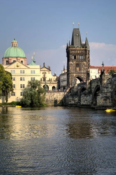 Charles Bridge Praga República Checa — Fotografia de Stock