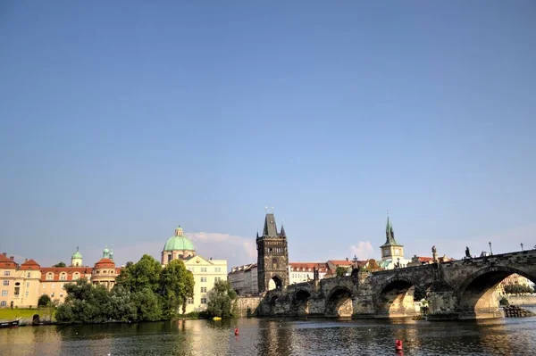 Karlsbrücke Prag Tschechien — Stockfoto