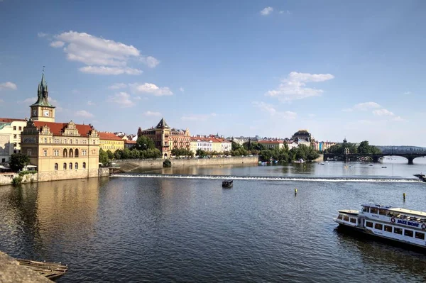 Městská Řeka Praha Česká Republika — Stock fotografie