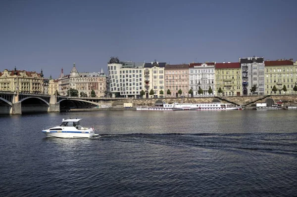 Praga Cidade Rio República Checa — Fotografia de Stock