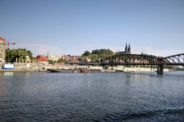 Празька Міська Річка Чеська Республіка — стокове фото