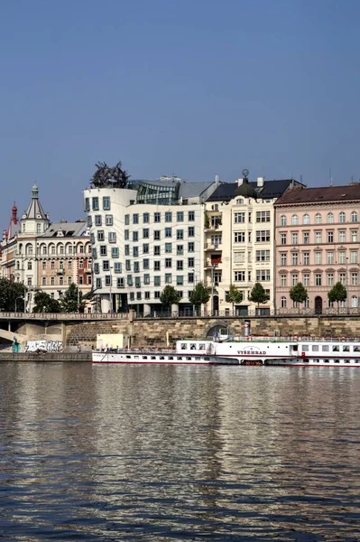 Městská Řeka Praha Česká Republika — Stock fotografie