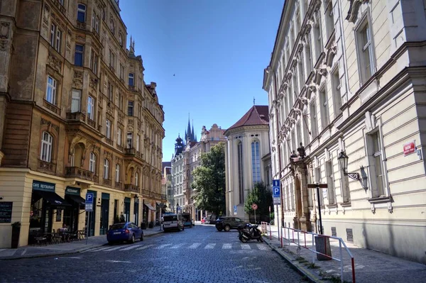 Old Street Prague Retro Vintage Antique — Stock Photo, Image