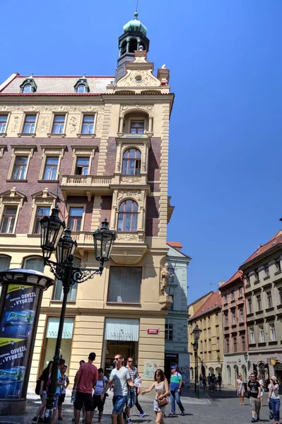 Rua Velha Praga Antiguidade Retro Vintage — Fotografia de Stock