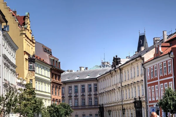 Rua Velha Praga Antiguidade Retro Vintage — Fotografia de Stock