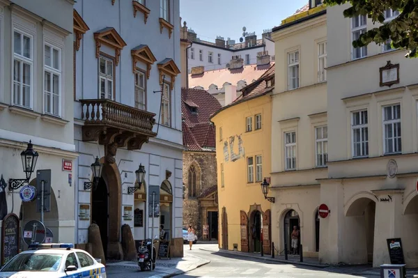 Stará Ulice Praze Retro Starožitnost — Stock fotografie
