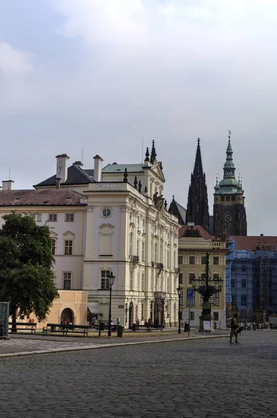 Alte Straße Prag Retro Vintage Antik — Stockfoto