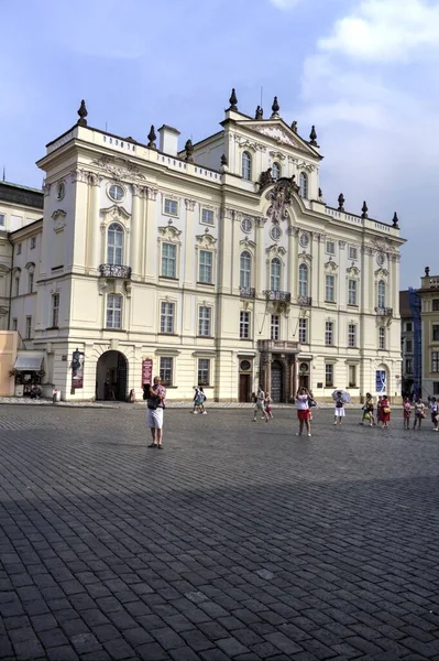 Prag Eski Bir Sokak Antika — Stok fotoğraf