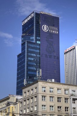 Varşova 'daki modern mimari ofis binaları