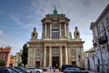 Varşova 'daki eski şehir manzarası, eski kasaba, Polonya