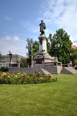 Varşova 'daki eski şehir manzarası, eski kasaba, Polonya