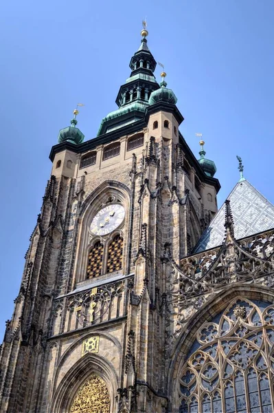 Cathédrale Saint Vitus Prague Vintage Rétro Antique — Photo