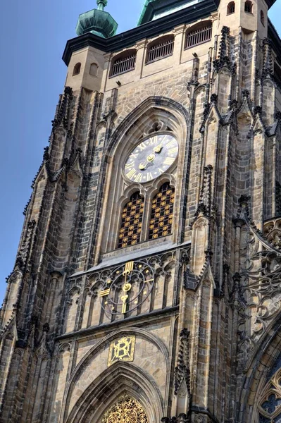 Cathédrale Saint Vitus Prague Vintage Rétro Antique — Photo