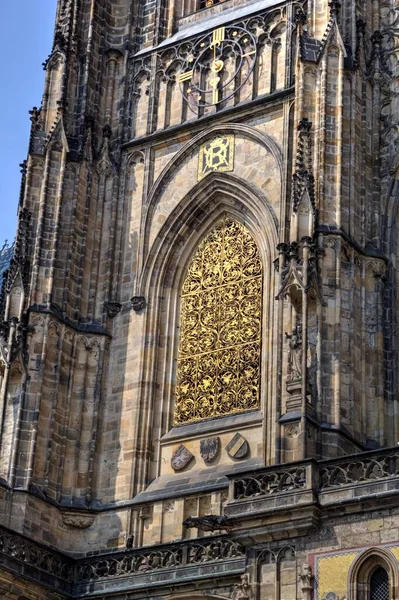 Vitus Cathedral Prague Vintage Retro Antique — Stock Photo, Image