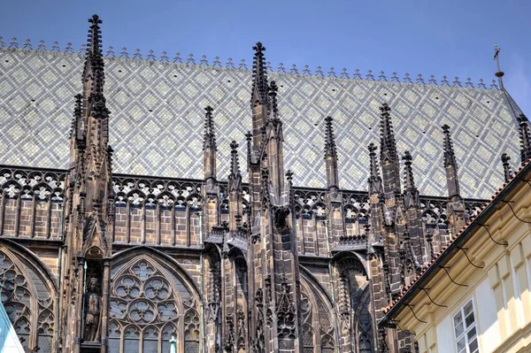 Vitus Cathedral Prague Vintage Retro Antique — Stock Photo, Image