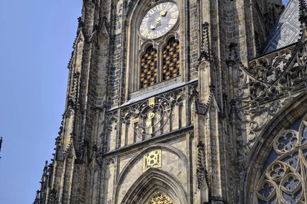 Cathédrale Saint Vitus Prague Vintage Rétro Antique — Photo