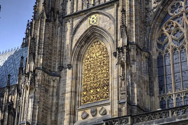 Vitus Cathedral Prague Vintage Retro Antique — Stock Photo, Image