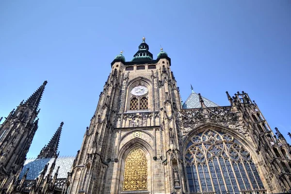 Vitus Cathedral Prague Vintage Retro Antique — Stock Photo, Image