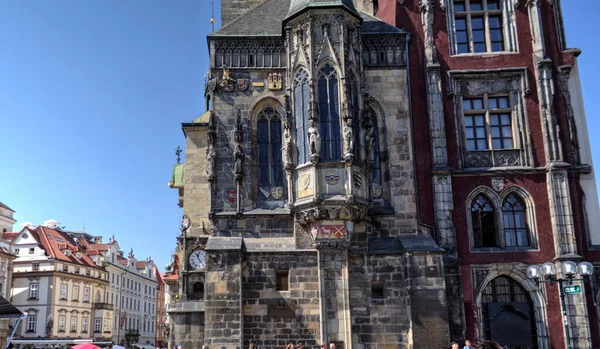 Torre Câmara Municipal Praça Cidade Velha Praga República Checa Europa — Fotografia de Stock