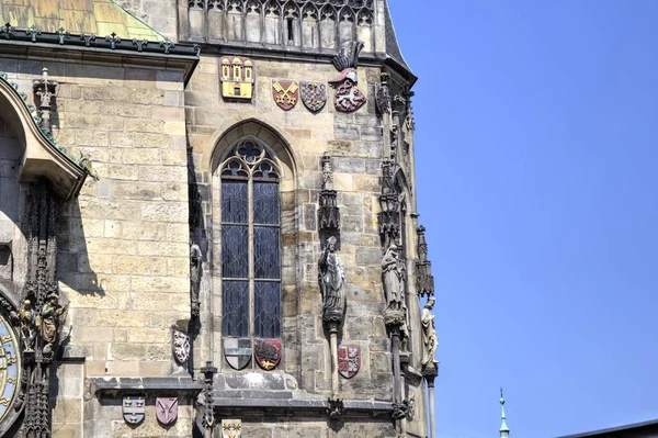 Torre Câmara Municipal Praça Cidade Velha Praga República Checa Europa — Fotografia de Stock