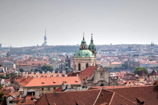 Άποψη Της Παλιάς Πόλης Της Πράγας Τσεχία — Φωτογραφία Αρχείου