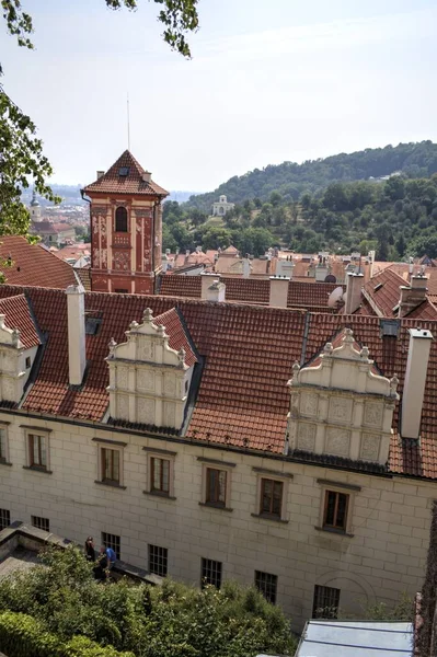 Άποψη Της Παλιάς Πόλης Της Πράγας Τσεχία — Φωτογραφία Αρχείου