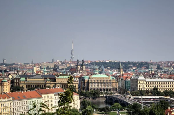 Uitzicht Oude Binnenstad Van Praag Tsjechië — Stockfoto