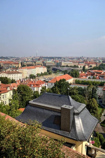 Kilátás Prága Óvárosára Csehország — Stock Fotó