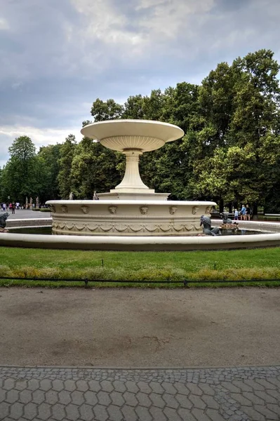 Monumento Frederic Chopin Varsavia Parco Lazienki Polonia — Foto Stock