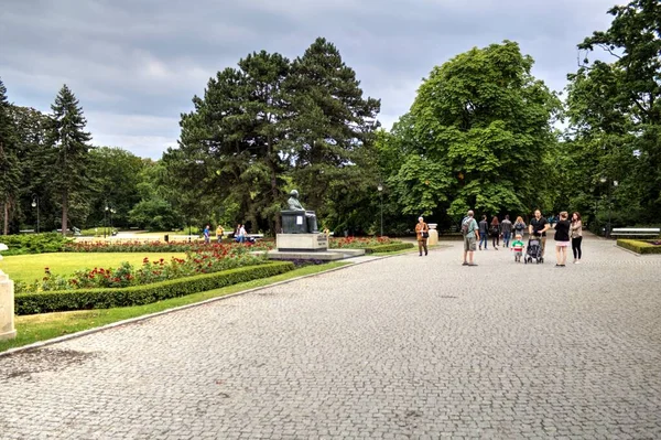 Monument Frédéric Chopin Varsovie Parc Lazienki Pologne — Photo