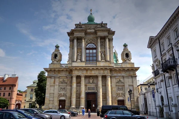 Vista Ciudad Vieja Varsovia Casco Antiguo Polonia —  Fotos de Stock