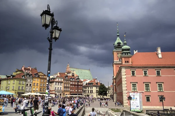 View Old City Warsaw Old Town Poland — Stock Photo, Image