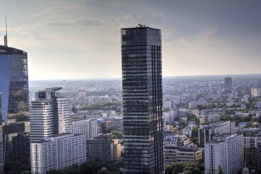Warszawa gökdelenleri hava manzarası, Polonya
