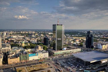 Warszawa gökdelenleri hava manzarası, Polonya
