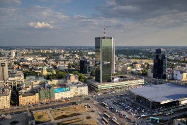 Warszawa gökdelenleri hava manzarası, Polonya