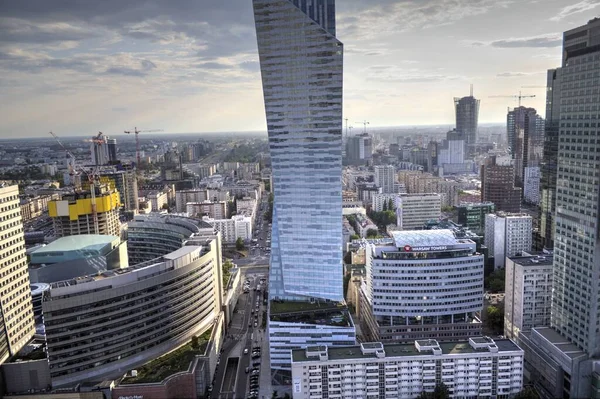 Warszawa gökdelenleri hava manzarası, Polonya